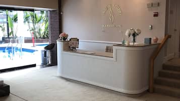 Réception du spa
