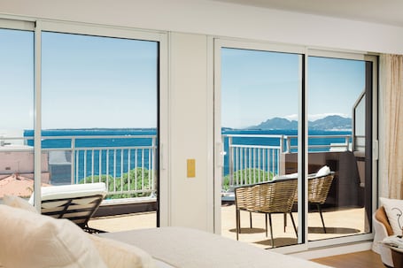 Junior Suite, Sea View | Terrace/patio. Hotel Helios