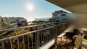 Habitación Deluxe, vista al mar | Vista a la playa o el mar
