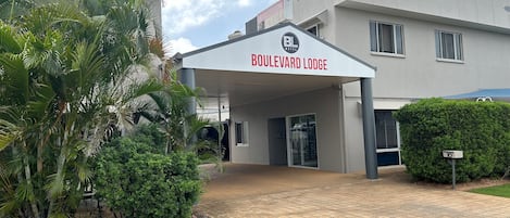 Overnatningsstedets facade