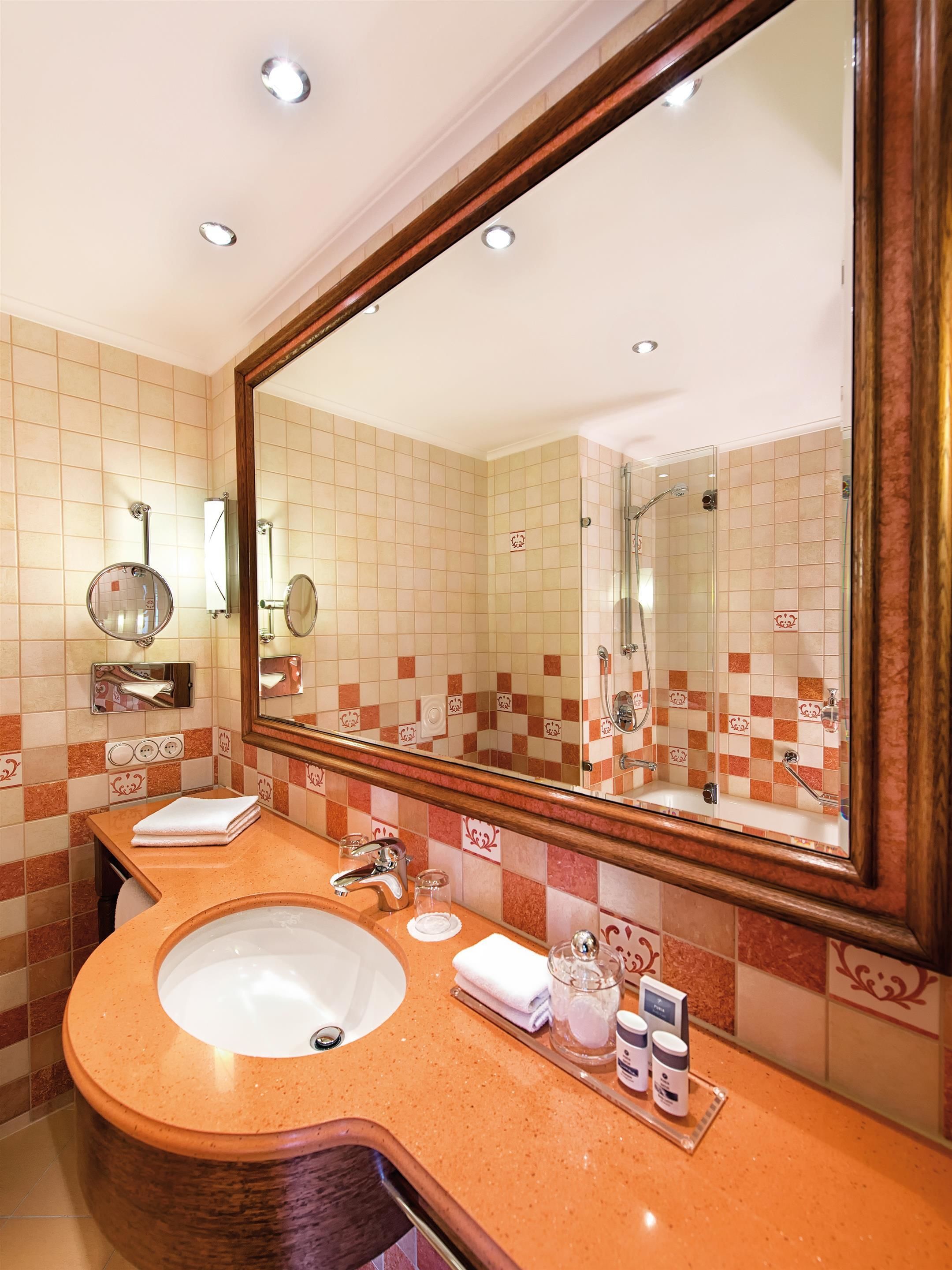 free toiletries, hair dryer, bathrobes, slippers