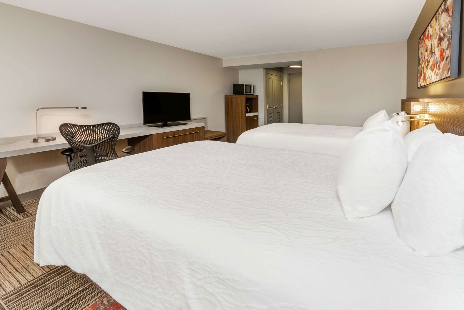 Premium bedding, pillow-top beds, in-room safe, iron/ironing board