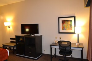 Standard Room, 1 King Bed, Smoking, Refrigerator & Microwave