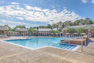 Indoor pool, seasonal outdoor pool