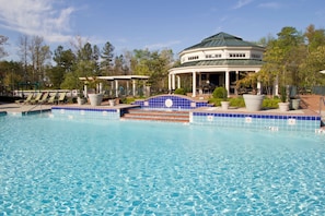 Indoor pool, outdoor pool