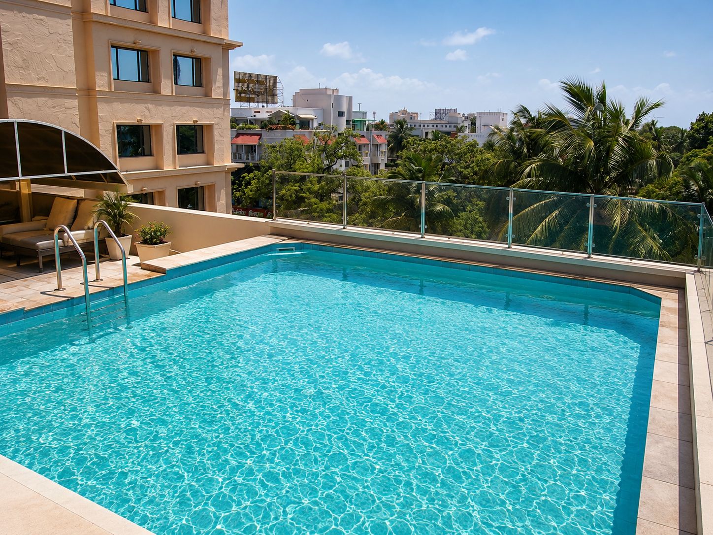 Rooftop pool