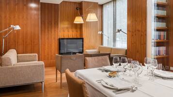 Lunch and dinner served, local cuisine