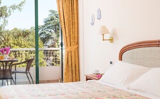 Minibar, caja de seguridad en la habitación y escritorio 