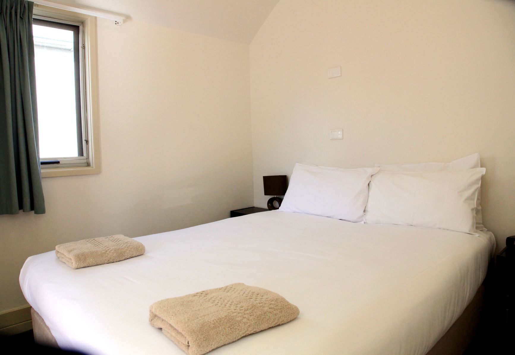 Blackout curtains, soundproofing, free WiFi, bed sheets