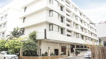 Façade de lâhĂ©bergement