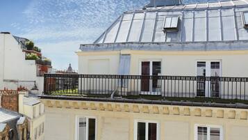 Vue depuis lâhĂ©bergement