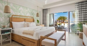 Club Room, Patio, Beachfront (Swim-up Tranquility Soaking Tub) | Premium bedding, minibar, in-room safe, blackout curtains - Sandals Montego Bay - ALL INCLUSIVE Couples Only (Montego Bay)