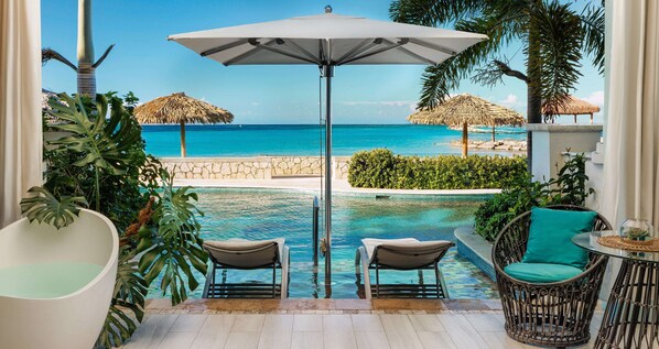 Luxury Suite, 1 Bedroom, Ocean View (Beachfront Swim-up Super Luxe)