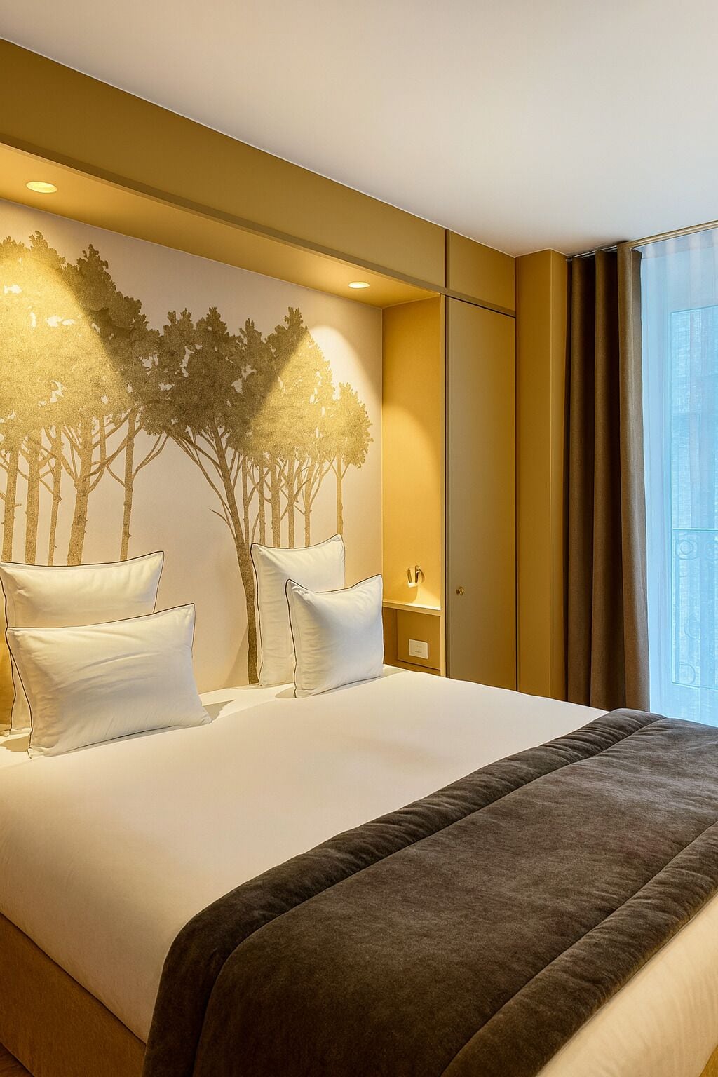 Habitación doble superior | Caja de seguridad en la habitación, escritorio y insonorización 