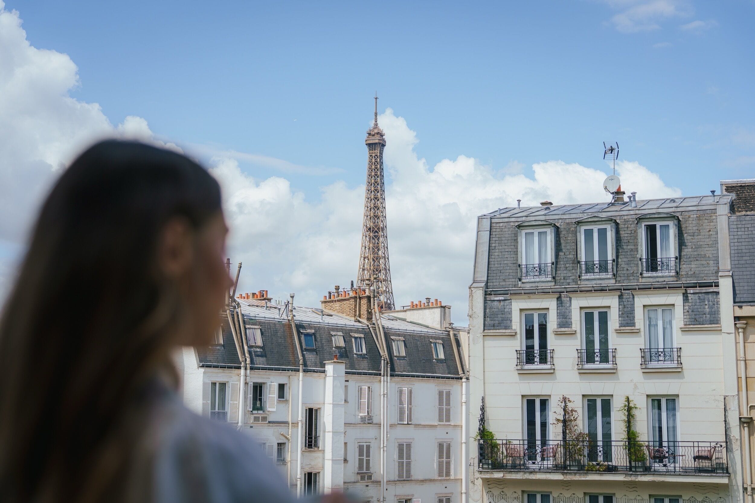 double room with eiffel tower view | 1 bedroom, hypo-allergenic bedding, minibar, in-room safe