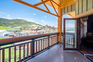 2-Bedroom Condominium plus Loft (lockoff) | Balcony view - Sundial Lodge by All Seasons Resort Lodging (Park City)