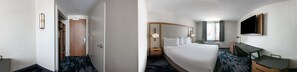 Premium bedding, down comforters, in-room safe, desk