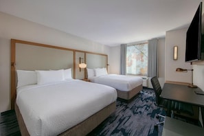 Room, 2 Queen Beds | Premium bedding, down comforters, in-room safe, desk