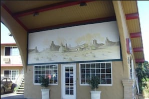 Entrada de l'allotjament