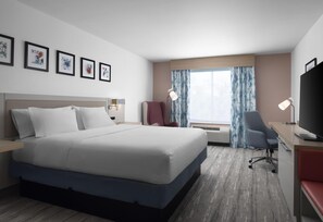 Schreibtisch, laptopgeeigneter Arbeitsplatz, Verdunkelungsvorhänge