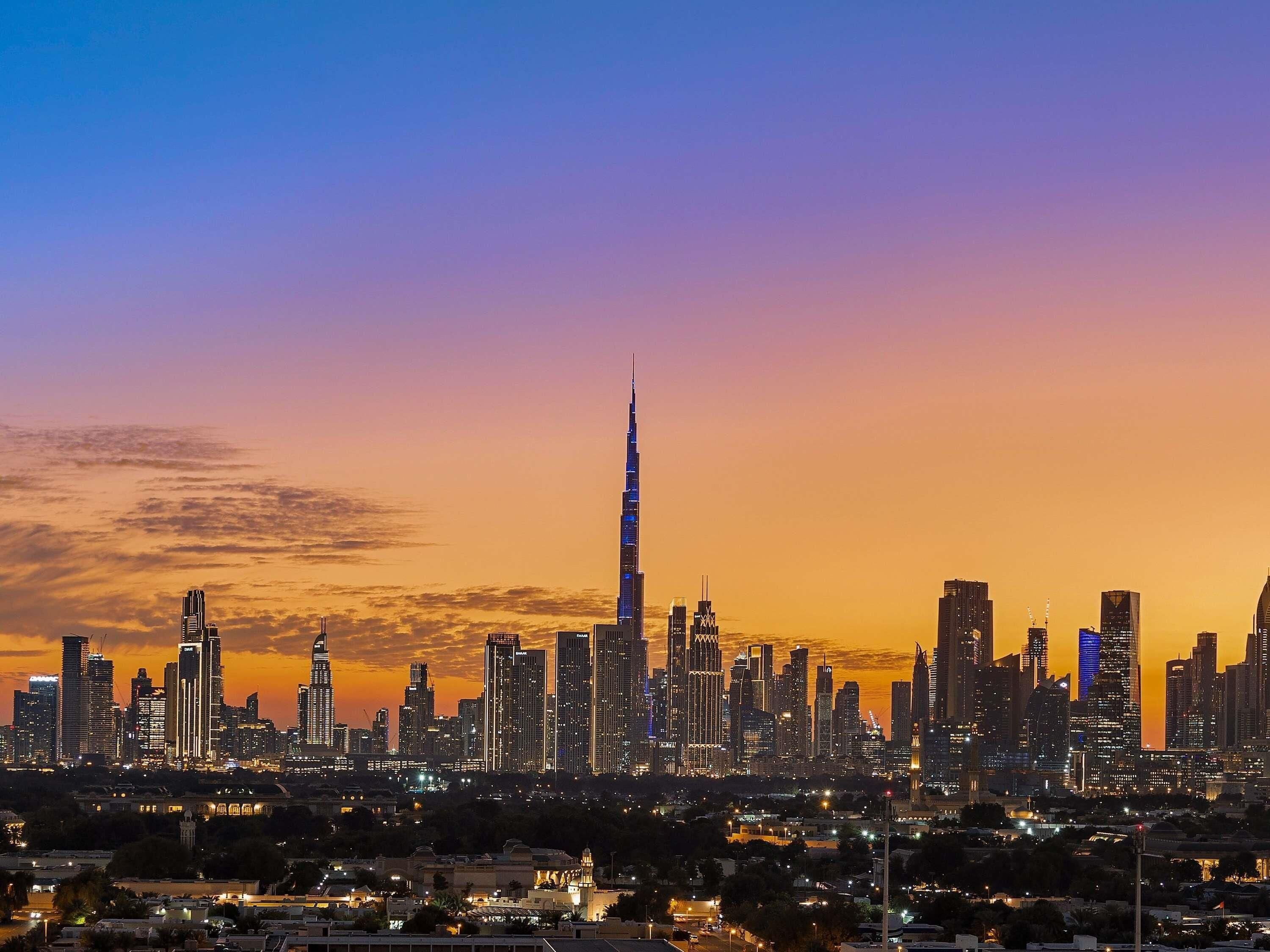 Leilighet, 2 soverom (Burj Khalifa View) | Safe på rommet, skrivebord og skrivebord for bærbar PC