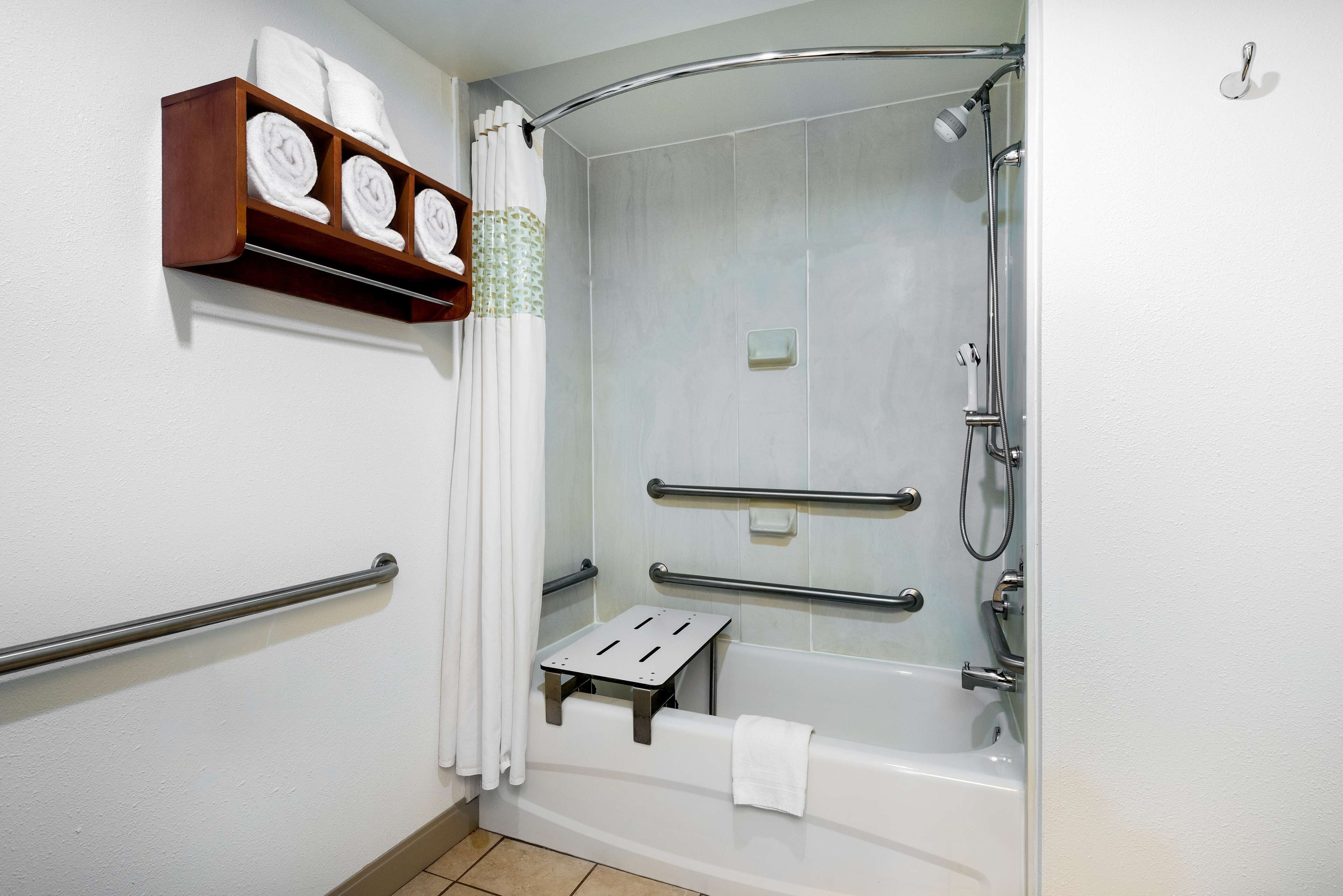 room, 1 king bed, accessible, non smoking | bathroom | free toiletries, towels