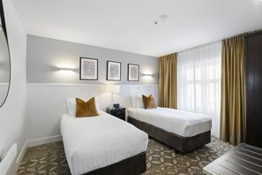 Executive Suite, 2 Bedrooms | Iron/ironing board, free WiFi, bed sheets