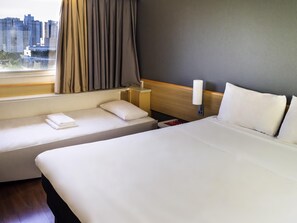 Standard Room, Multiple Beds | Minibar, in-room safe, desk, blackout curtains