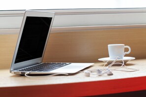 Minibar, in-room safe, desk, blackout curtains