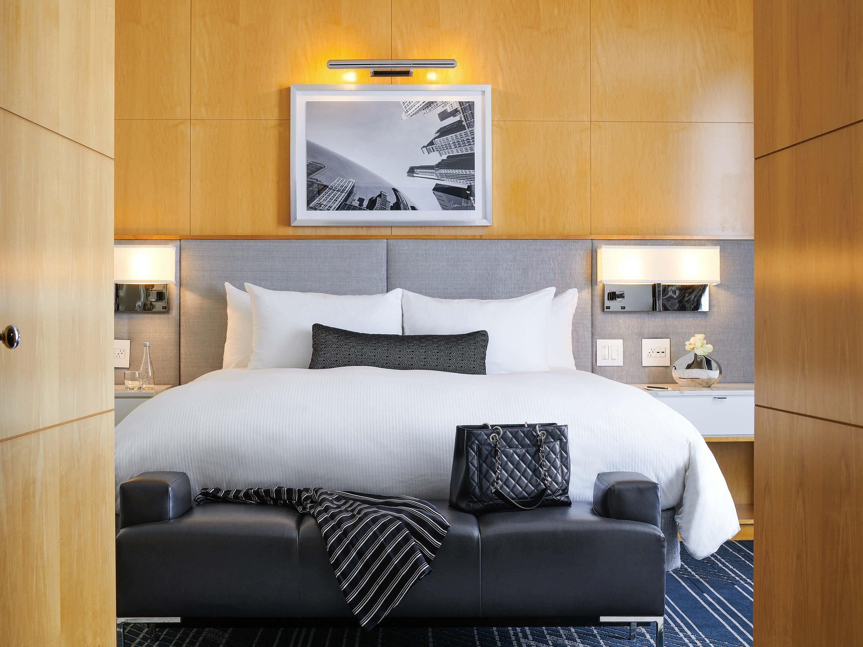 Literie de qualité supérieure, coffres-forts dans les chambres