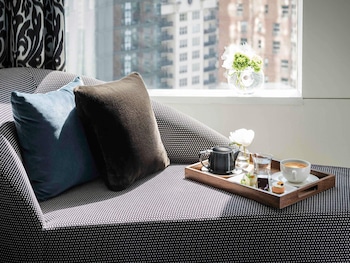 Premium bedding, in-room safe, individually decorated at Sofitel Chicago Magnificent Mile