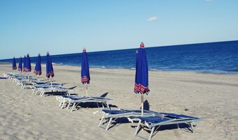 Beach nearby, beach volleyball, fishing