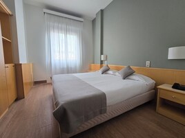 Down duvets, minibar, in-room safe, desk