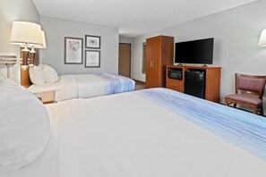 Room, 2 Queen Beds, Non Smoking | Desk, laptop workspace, blackout drapes, soundproofing