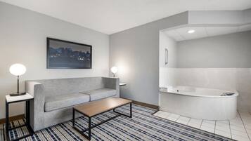 Superior Suite, 1 King Bed, Non Smoking (One-Bedroom) | Desk, laptop workspace, blackout curtains, soundproofing