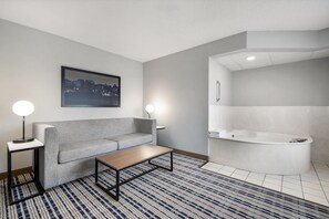 Superior Suite, 1 King Bed, Non Smoking (One-Bedroom) | Desk, laptop workspace, blackout curtains, soundproofing
