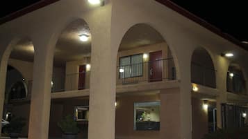 Front of property – evening/night