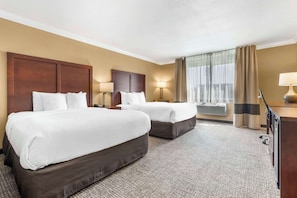 Room, 2 Queen Beds, Accessible, Non Smoking | Desk, iron/ironing board, rollaway beds, WiFi