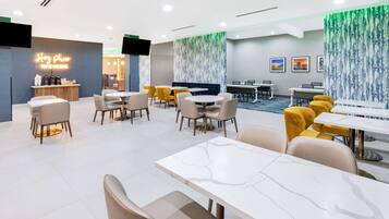 Free daily self-service breakfast