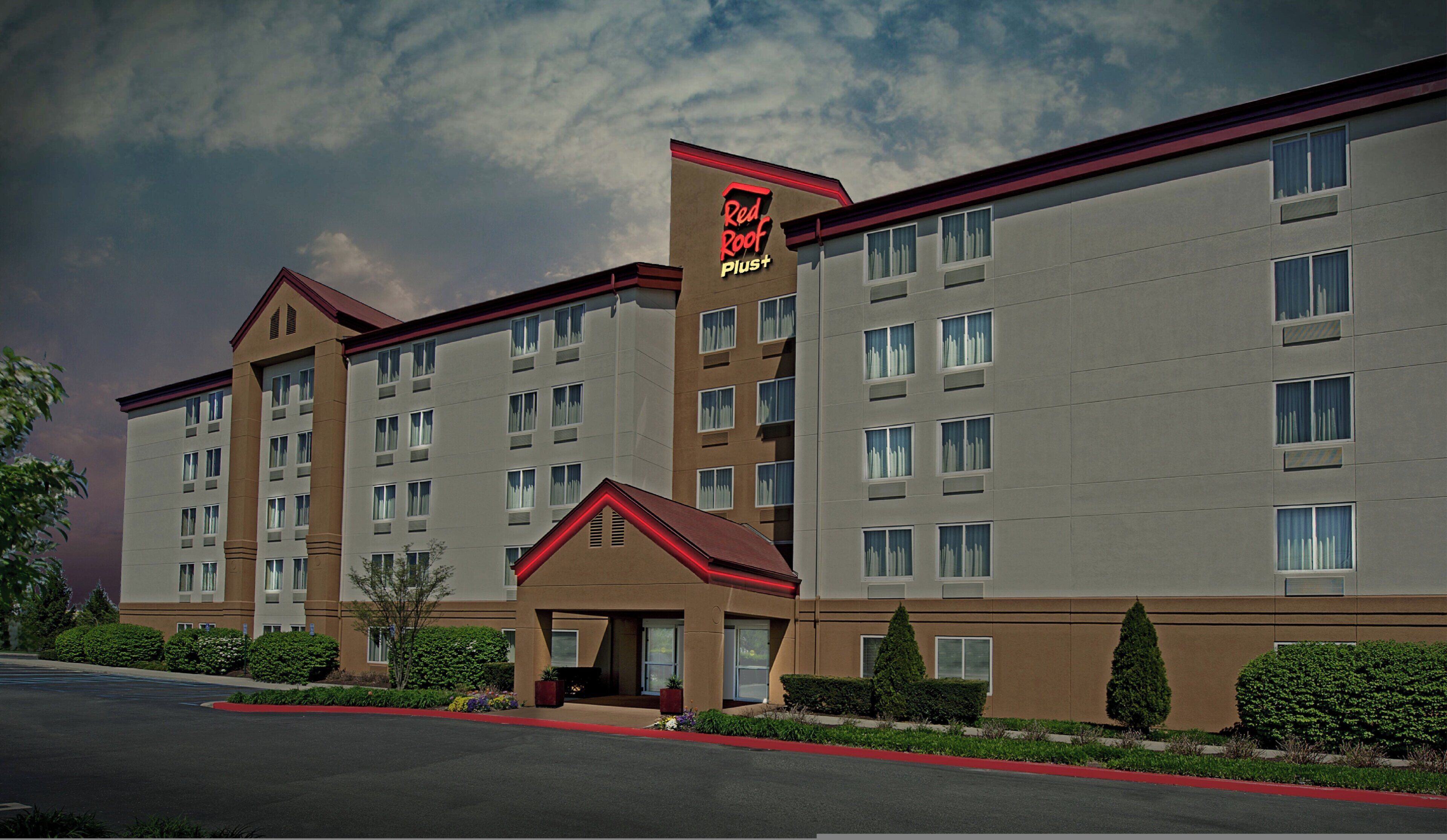 Front of property - evening/night