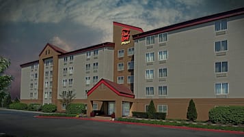 Front of property - evening/night
