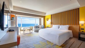 Dobbeltrom – club, 1 kingsize-seng, ikke-røyk, executive-nivå | Safe på rommet, strykejern/-brett, wi-fi (inkludert) og senget øy