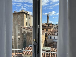 Blick von der Unterkunft