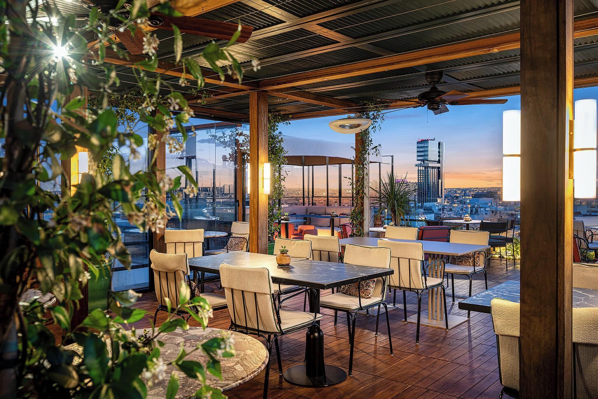 Terrasse sur le toit