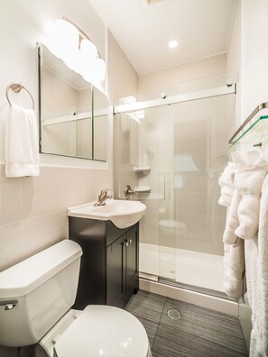 Shower, free toiletries, hair dryer, towels - Chelsea Inn (New York)