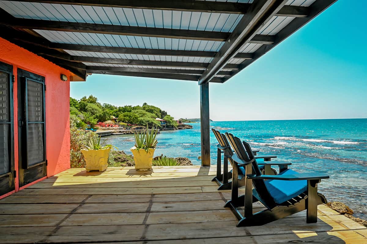Deluxe Bungalow, Oceanfront | Terrace/patio