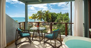 Longshore Beachfront Two-Story, One Bedroom Butler Villa Suite w/ Tranquility Soaking Tub | View from room
