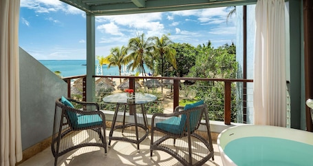 Longshore Beachfront Two-Story, One Bedroom Butler Villa Suite w/ Tranquility Soaking Tub | View from room. Sandals Negril - ALL INCLUSIVE Couples Only
