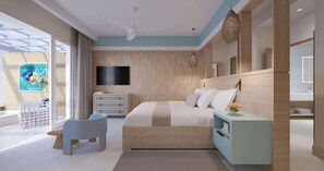 Premium bedding, free minibar, in-room safe, iron/ironing board
