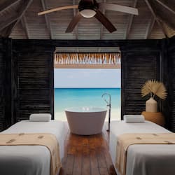 Couples treatment rooms, sauna, hot tub, body treatments, hydrotherapy